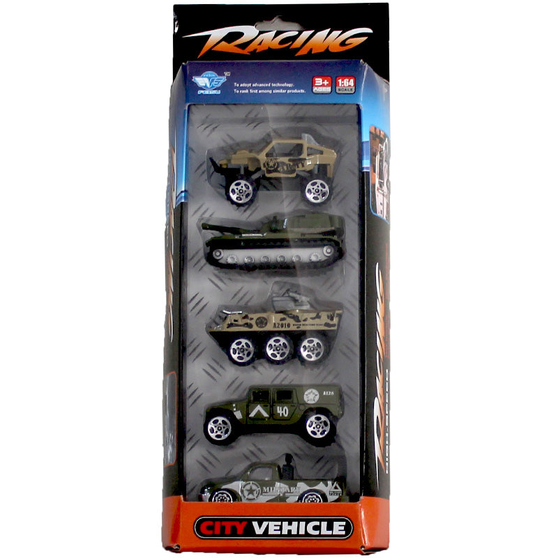 Army Vehicle Set 5 Pc Die Cast for Kids