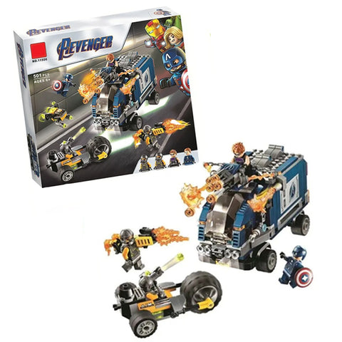 Avenger Truck Take Down Building Blocks Set 11506 for Kids