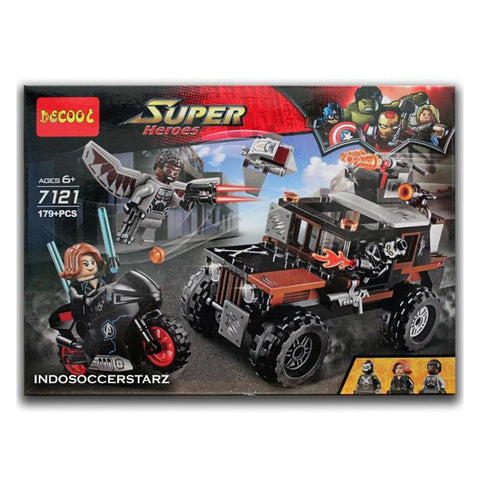 Avengers Lego Black Widow & Falcon Hazard Heist Set - 7121