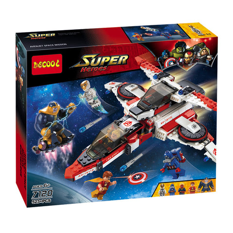 Avengers Lego Jet Space Mission 7120 Set for Kids