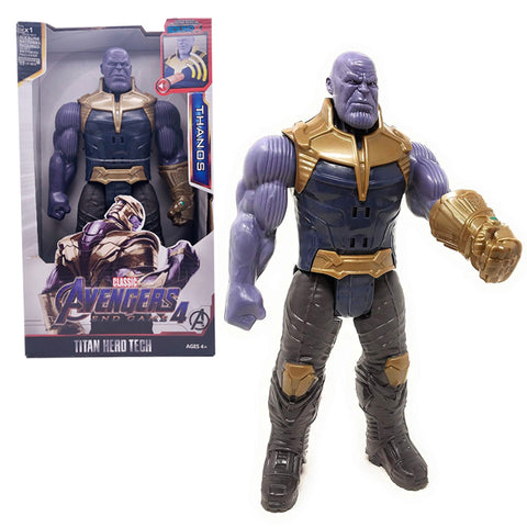 Avengers Thanos Action Figure - 11 Inches with detailed armor and gauntlet