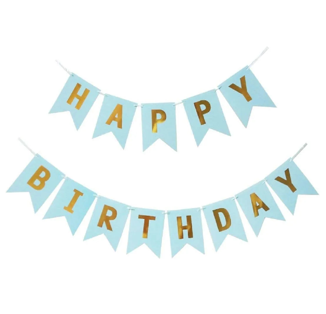 Happy Birthday Banner for Birthday Decoration - Party Supplies