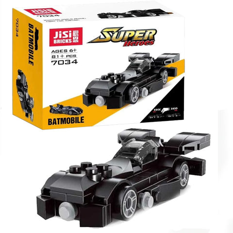 Batman Batmobile Car JISI Bricks Building Blocks Set - 7034