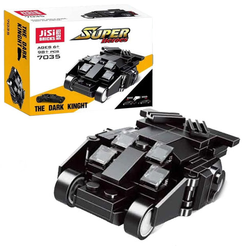 Batman The Dark-Knight Batmobile JISI Bricks Building Blocks - 7035