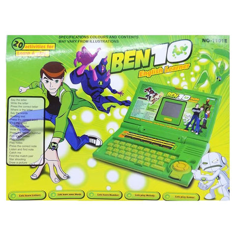 Ben 10 Learning Laptop for Kids - Educational Toy with Fun Activities