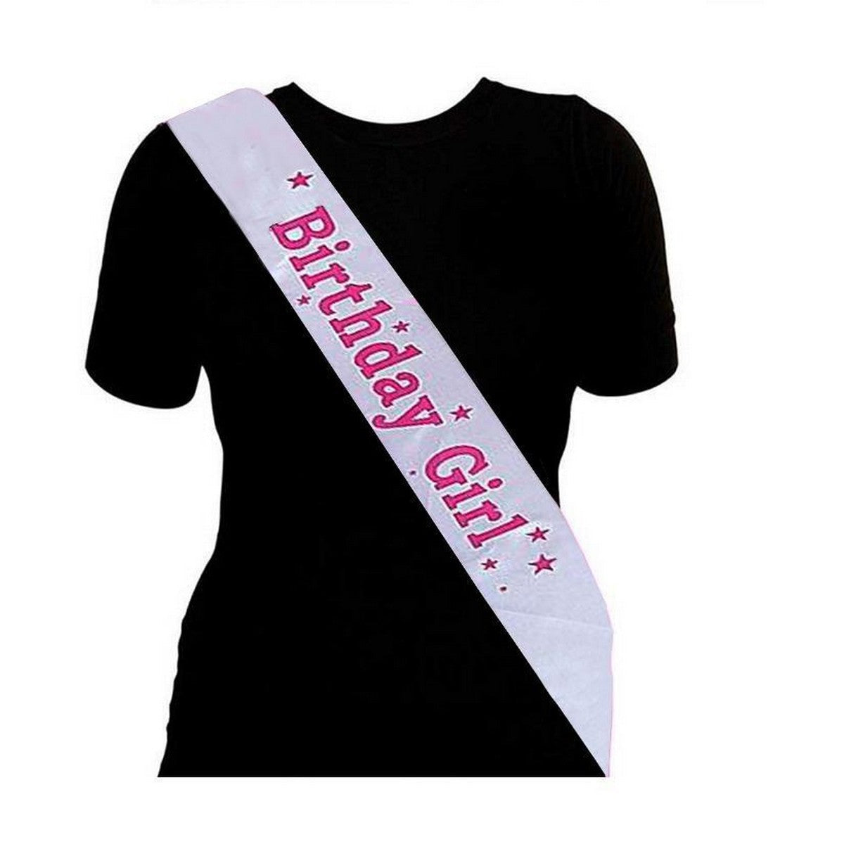 Birthday Girl Satin Sash for Birthday Parties