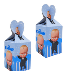 Pack of 10 Boss Baby Theme Goody Boxes for birthday party favors