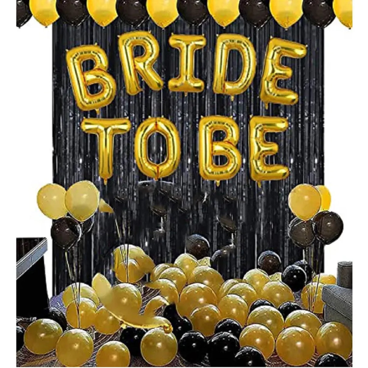 Bride To Be Foil Balloon Set for Elegant Bridal Shower Decorations