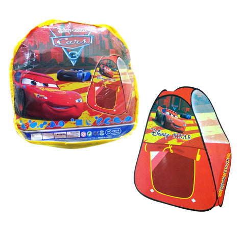 Cars Lightning McQueen Playhouse Tent – Red Foldable Tent for Kids