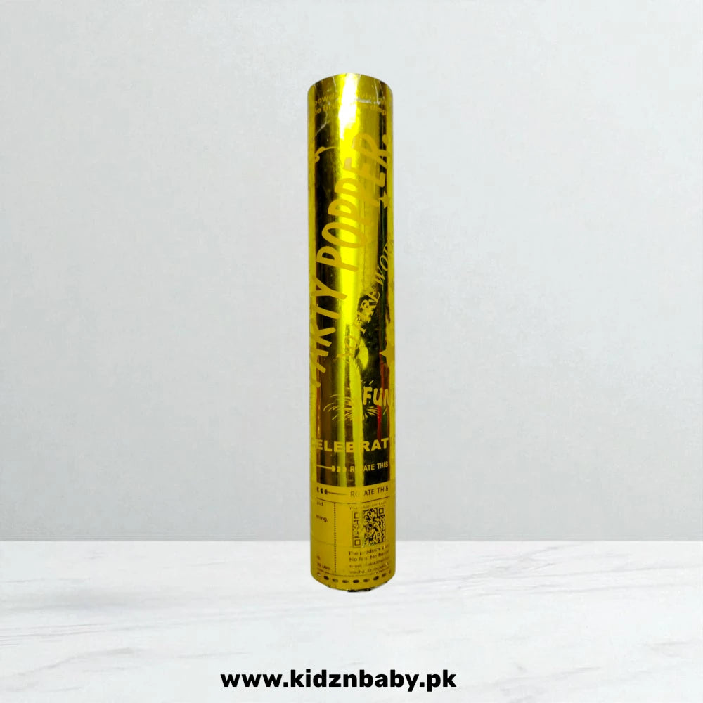 Golden Colored Confetti Party Popper Price in Pakista