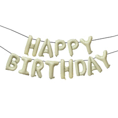 Happy Birthday Alphabet Foil Balloons Set