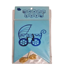 Baby Boy Combo Foil Balloons Set - 5 Pcs