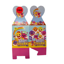 Baby Shark Theme Goody Boxes Pack of 10 | Fun Party Favors