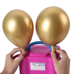Electric balloon pump dual nozzle machine inflating balloons – perfect for party decoration in Pakistan