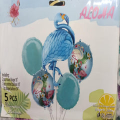 Flamingo Foil Balloons Set - Pack of 5