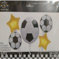 Football Theme Party Balloons Set - 5 Pcs for Football Birthday Theme