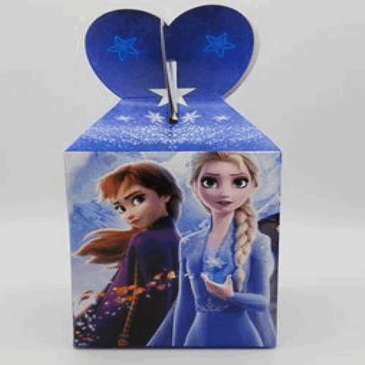  Pack of 10 Frozen Elsa and Anna Theme Goody Boxes for birthday party favors