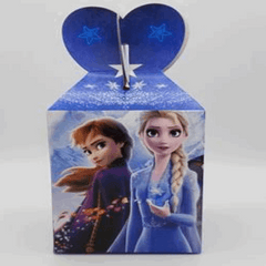  Pack of 10 Frozen Elsa and Anna Theme Goody Boxes for birthday party favors