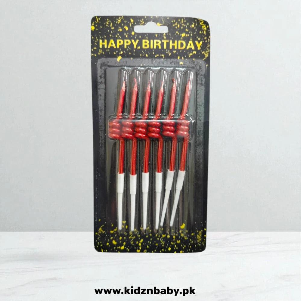 fun cake decoration thumb up spiral candles Pakistan