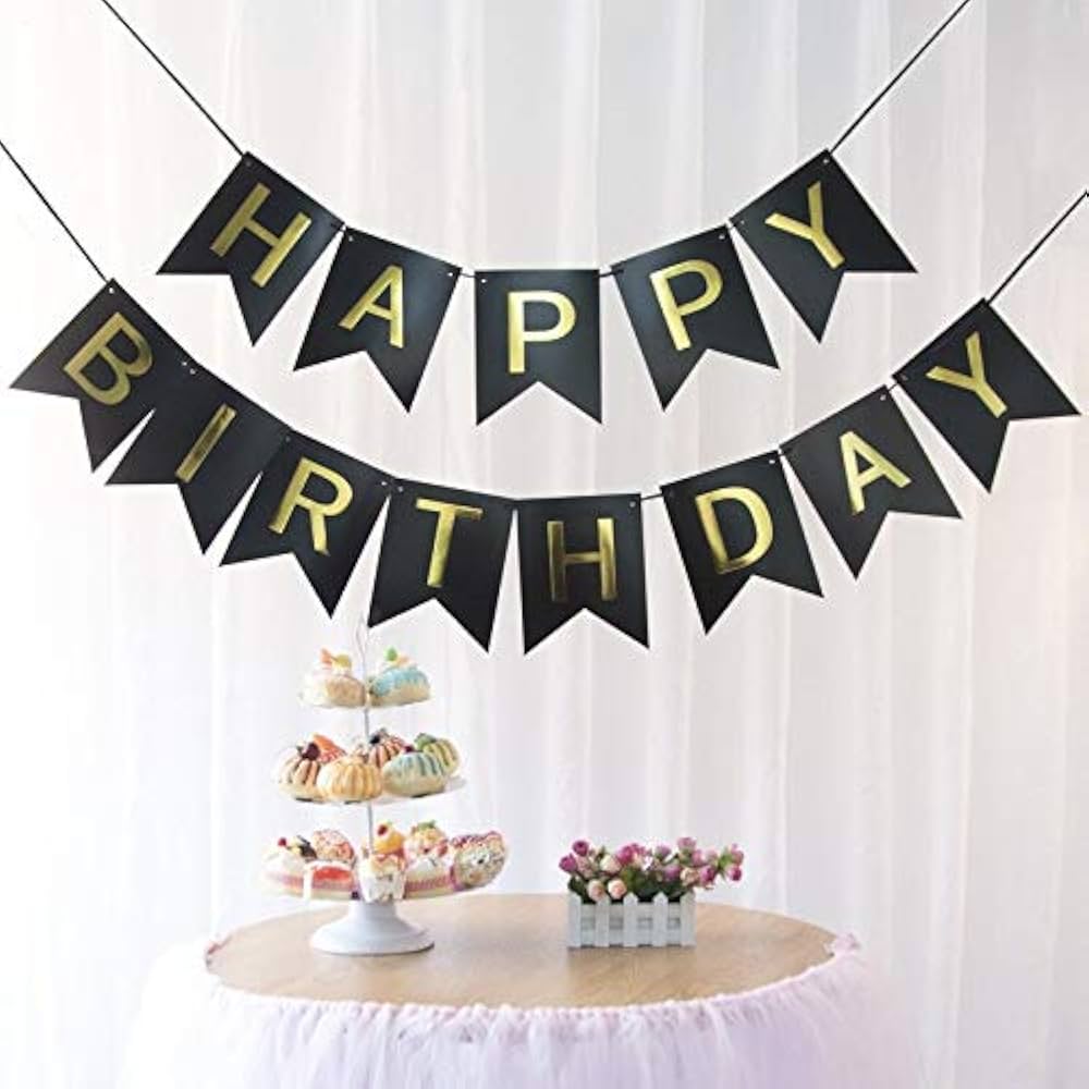 Happy Birthday Banner for Birthday Decoration