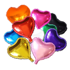 Heart Shape Foil Balloons - 16 Inches | Party Decorations