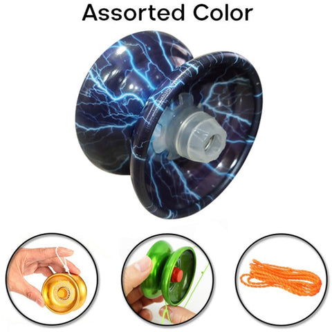 Magical YOYO Old is Gold - Aluminum Quality Toy for Kids in Assorted Colors