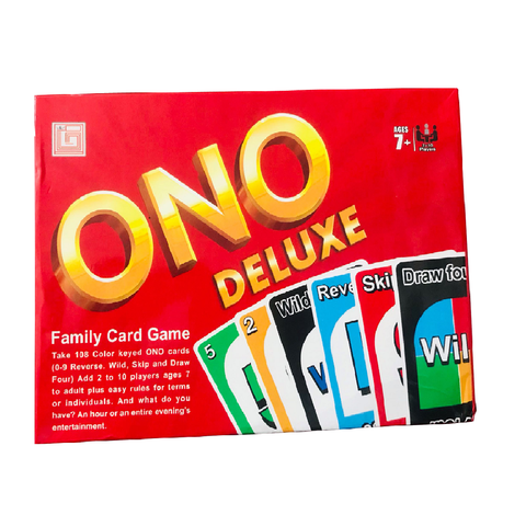 ONO Deluxe Card Game - Family Card Game