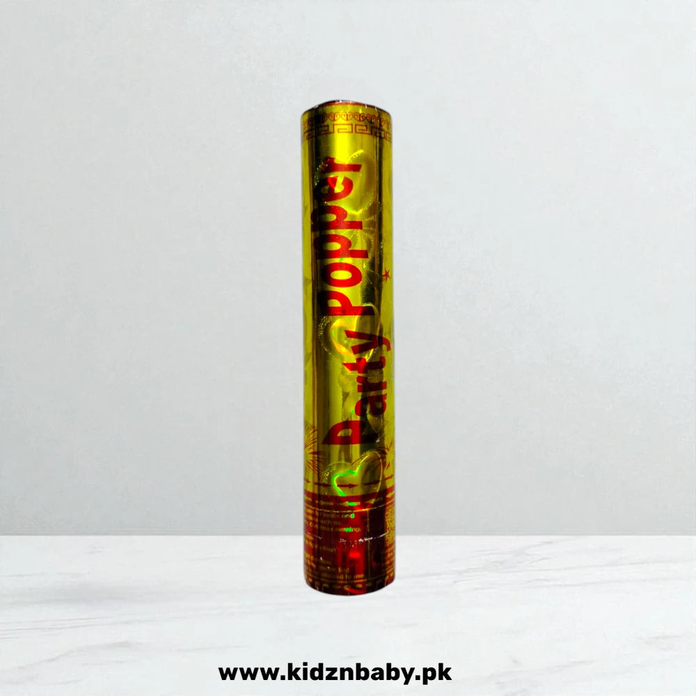 Metallic Confetti Cannon Party Popper for Festive Decorations