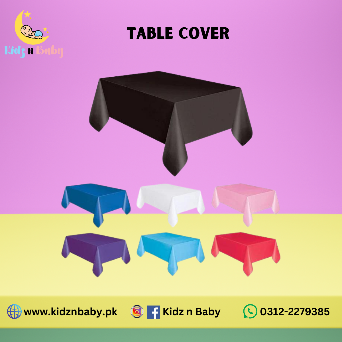 Shiny Table Cover for Event Decorations