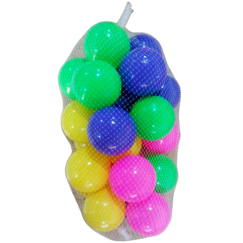 Soft Plastic Tent Balls - 25 Pieces for kids' play