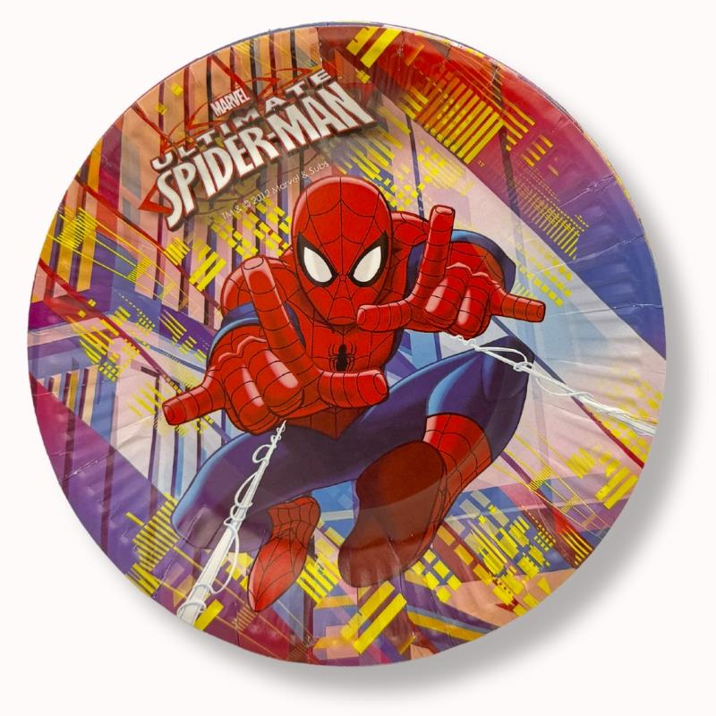 Spiderman Disposable Plates for kids’ birthday parties and superhero-themed events.

