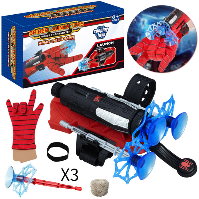 Spiderman Web Dart Shooter with Glove and Darts Launcher for Boys