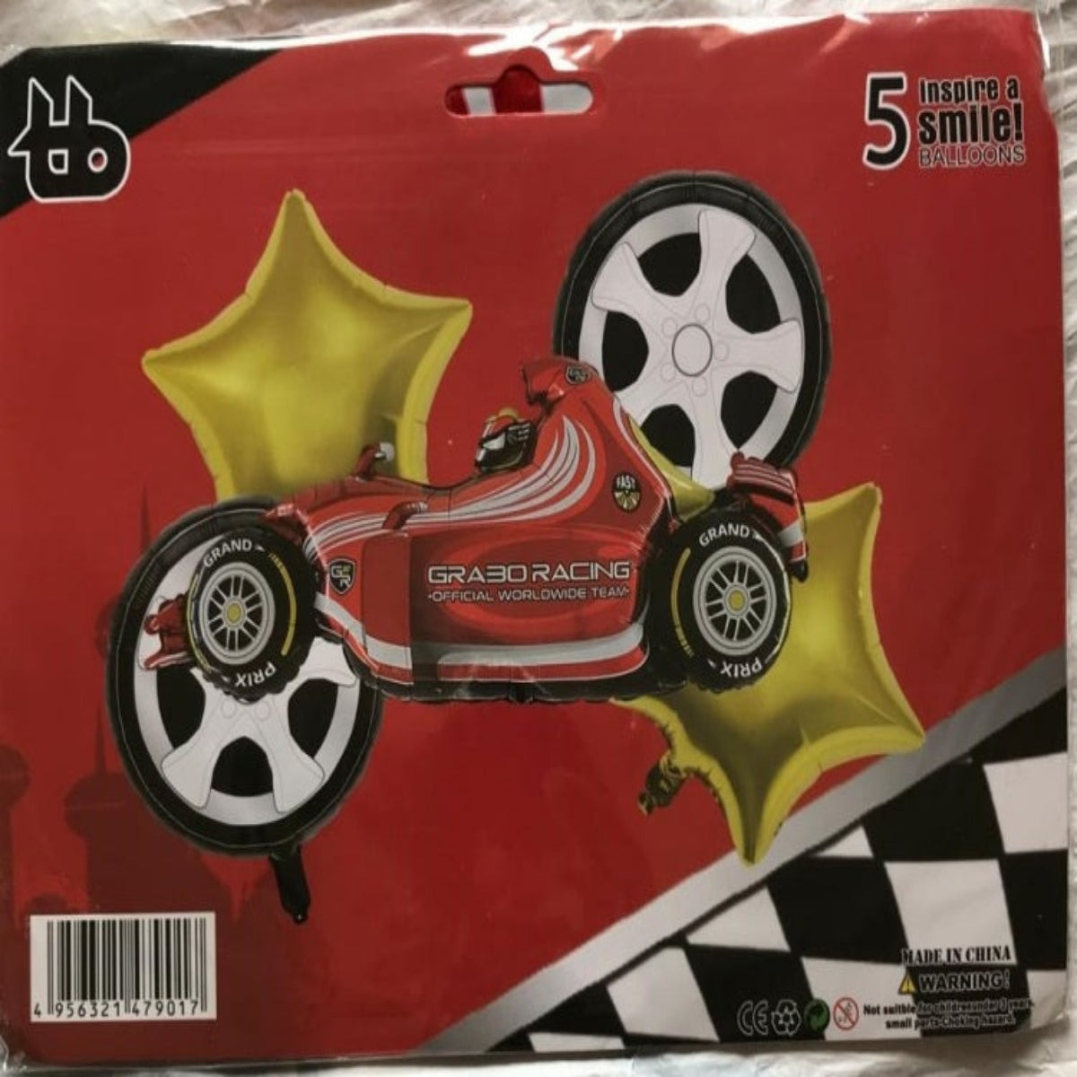 Sports Car Bike Theme Party Combo Set - Pack of 5 for Kids' Party