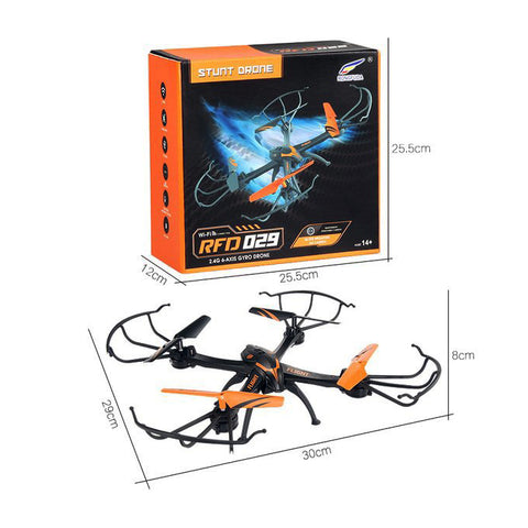 2.4 GHz RFD 029 Stunt Quadcopter Drone in Black