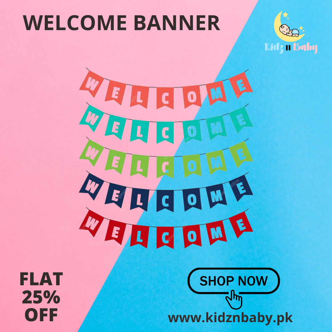 Welcome Wall Hanging Banner for Home Decoration